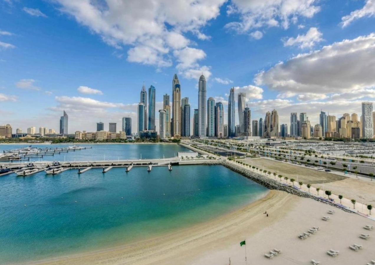 Ultra Luxury Emaar Beachfront - Private Beach And Pool Dubaj Kültér fotó