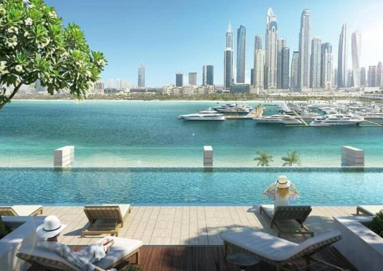 Ultra Luxury Emaar Beachfront - Private Beach And Pool Dubaj Kültér fotó