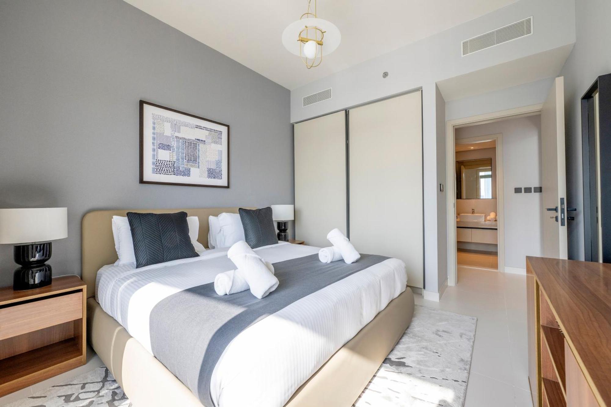 Ultra Luxury Emaar Beachfront - Private Beach And Pool Dubaj Kültér fotó