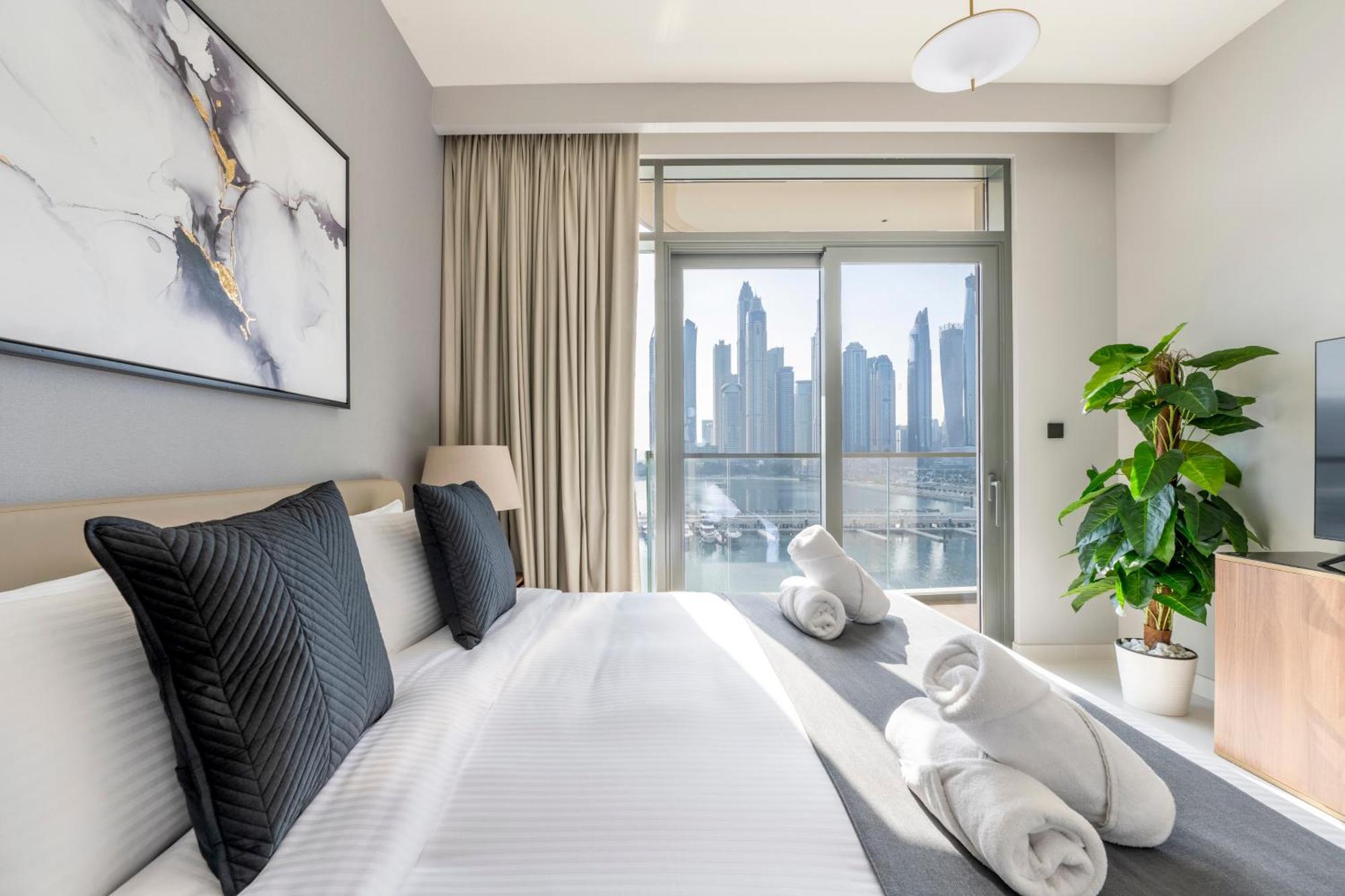 Ultra Luxury Emaar Beachfront - Private Beach And Pool Dubaj Kültér fotó