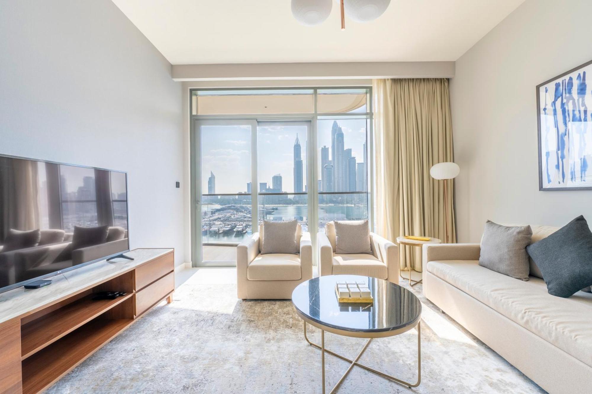 Ultra Luxury Emaar Beachfront - Private Beach And Pool Dubaj Kültér fotó