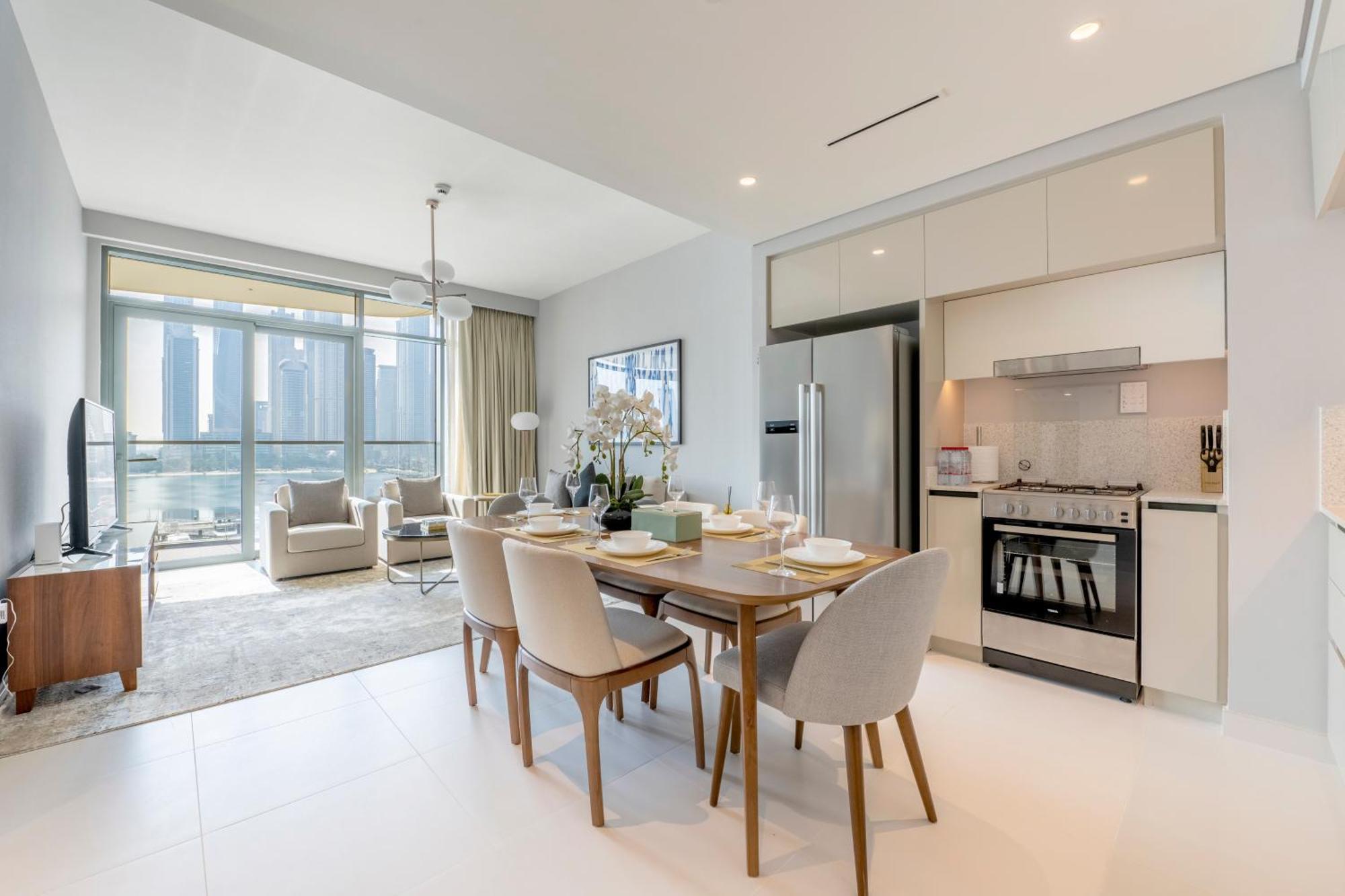 Ultra Luxury Emaar Beachfront - Private Beach And Pool Dubaj Kültér fotó