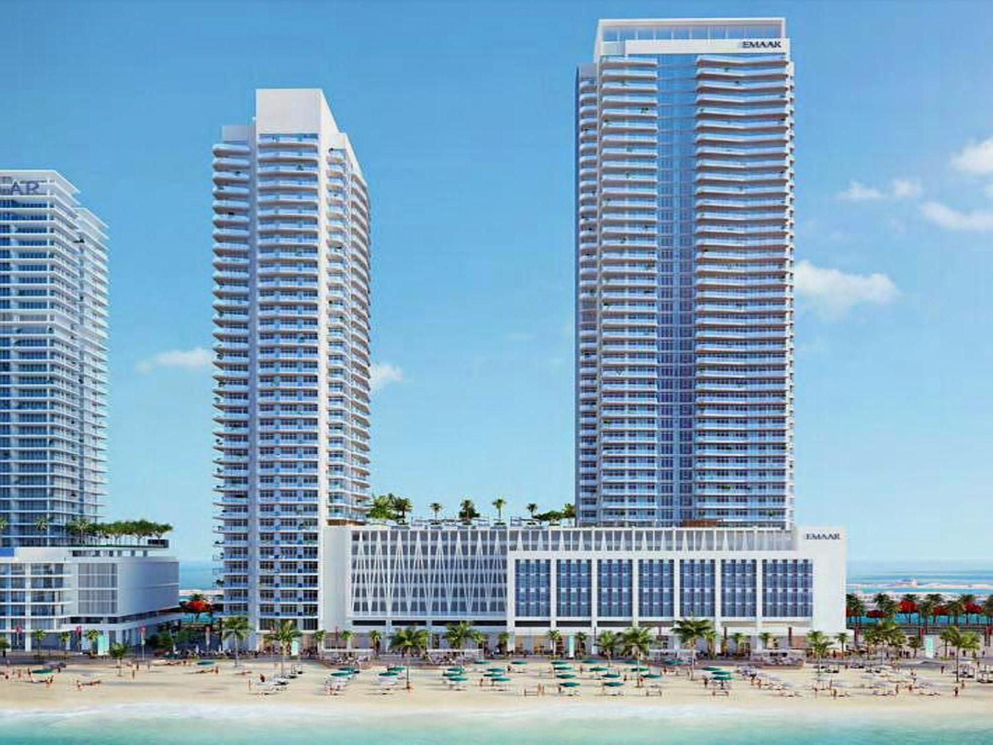 Ultra Luxury Emaar Beachfront - Private Beach And Pool Dubaj Kültér fotó